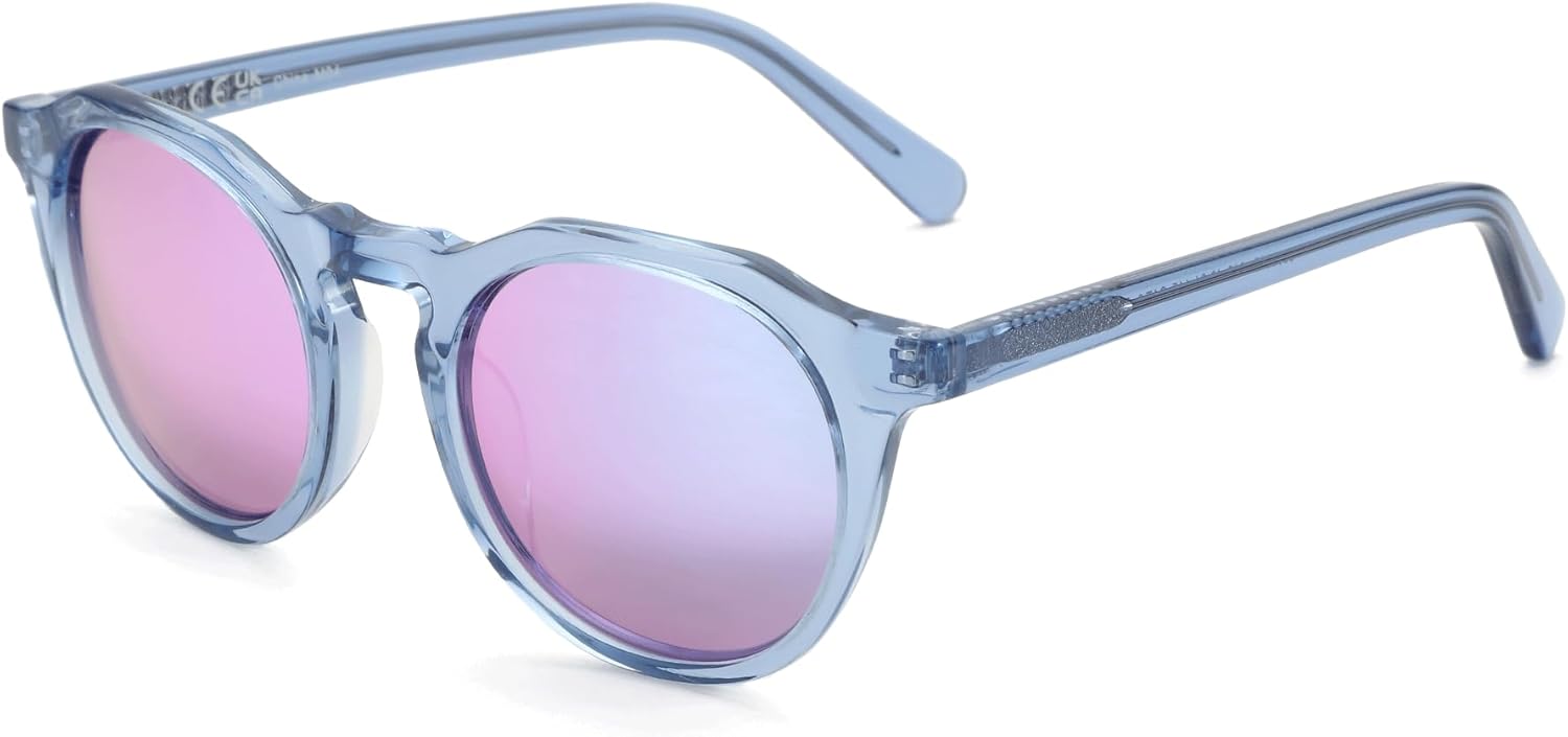 ZENOTTIC Vintage Round Polarized Sunglasses - UV400 Protection for Men & Women | Stylish & Durable