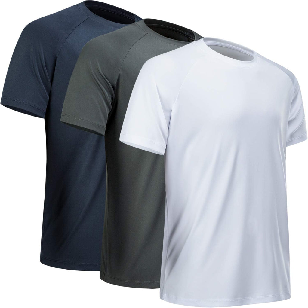 Skiennix Men's Workout Shirt - Short Sleeve Quick-Dry Athletic Tee | Moisture-Wicking Fabric