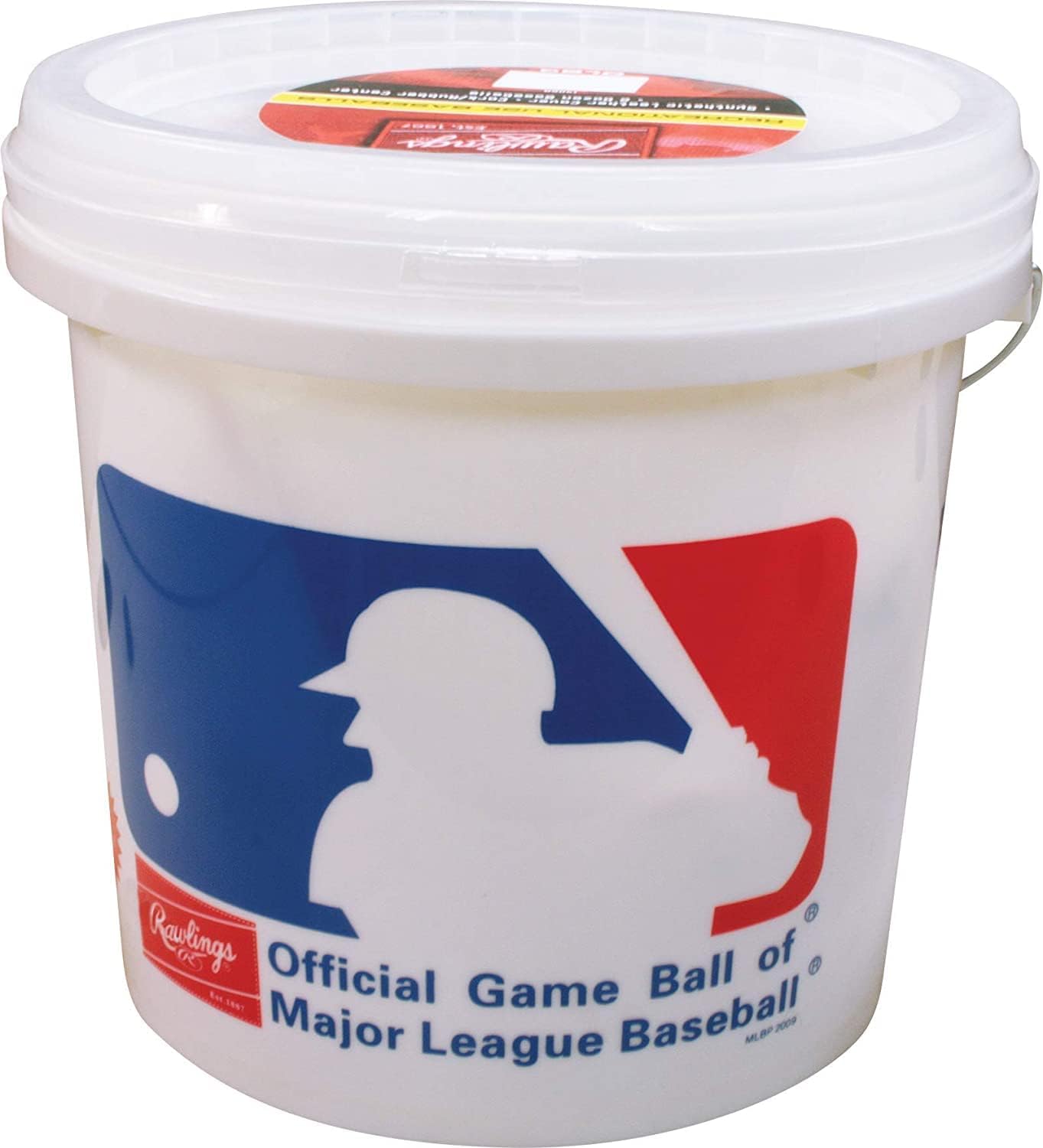 Rawlings Official League Practice Baseballs - Youth 8U | OLB3 | 24 Count Bucket for Recreational Use