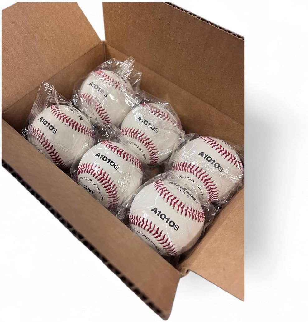 WILSON WTA1010S Baseballs - Premium Quality 6-Pack for Enhanced Performance