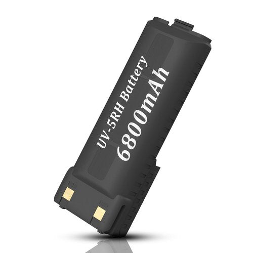 BAOFENG UV-5RM Battery 6800mAh Two Way Radio USB-C Charging 7.4V Extended Replacement Battery Compatible for GM-5RH/UV-5G Plus GMRS/AR-5RM (1 Pack 6800mAh)