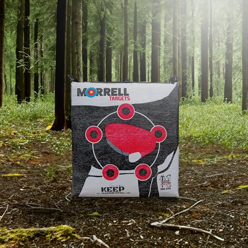 Morrell Vital Signs Combo Archery Target 29" x 14" x 31" White, Red, Black