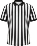 Skiennix Referee Shirt - Black Stripe Umpire Jersey for Basketball, Football & Soccer | Men's Size