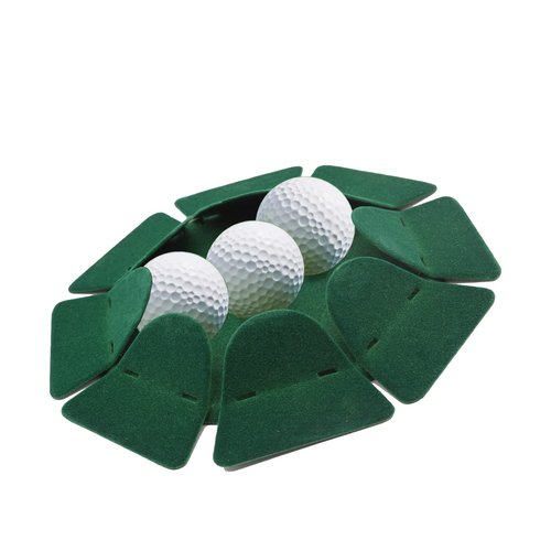 Coufce Green Golf Putting Cup, All-Direction Practice Hole, Flocked Surface for Indoor & Outdoor (3Pcs)