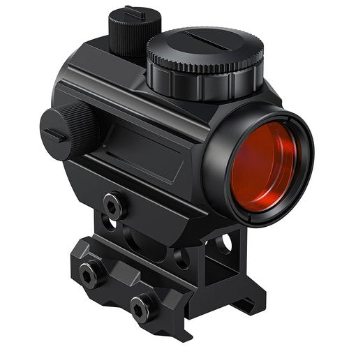 VANTARA Red Dot Sight for Rifle - 2 MOA Dot Optic Long Gun Scope Sight with Picatinny Riser Mount & Absolute Co Witness & Adjustable Brightness & Shockproof & Fog-Proof #VHD-02