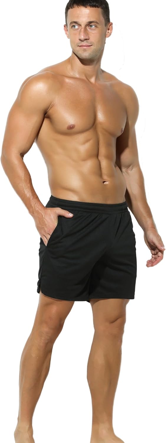 Skiennix Men's Running Shorts - Lightweight Athletic Training Shorts with Pocket | 7-Inch Soft Fit