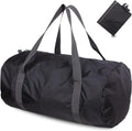 Skiennix Travel Bag - Foldable Portable Lightweight Gym Duffel for Fitness & Short Trips | Black, Medium