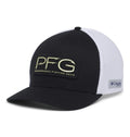 Columbia Unisex PFG Mesh Ball Cap XXL, Black/PFG Hook Patch, One Size