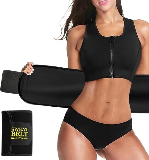 AMZBOSS Waist Trainer for Women - Effective Lower Belly Fat Reduction | Sweat Band Body Shaper