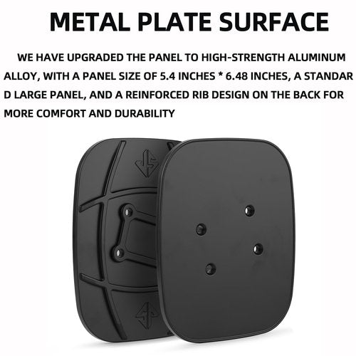 FreeSkates Portable Roller Road Drift Skates Plate, with Aluminum Alloy Deck Non-Slip, Board Split Skateboard with PU Wheels High-end Bearings(Black)
