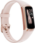 Skiennix Fitness Tracker - 2025 Smart Watch with Blood Pressure & Heart Rate Monitor | IP67 Waterproof, Pink