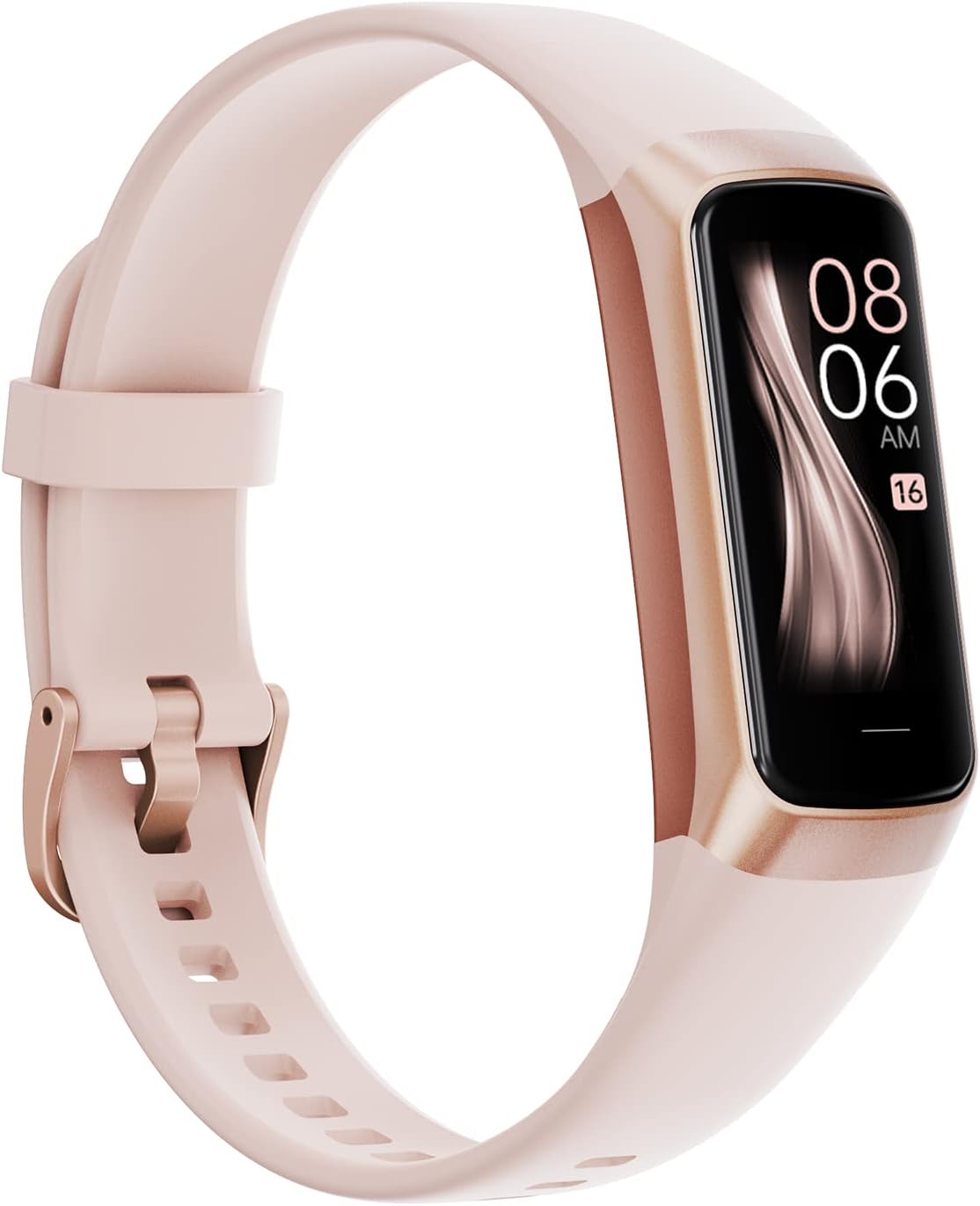 Skiennix Fitness Tracker - 2025 Smart Watch with Blood Pressure & Heart Rate Monitor | IP67 Waterproof, Pink