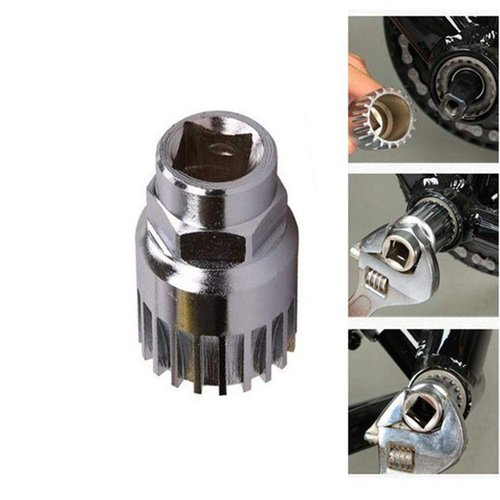 zosenda Bike Repair Tool Set, Bicycle Freewheel Chain Whip/Bracket Remover/Freewheel Remover/Crank Puller Remover, 4 in 1 Pedal Wrench Maintenance Tools for Shimano Cassette Sprocket/MTB Gear