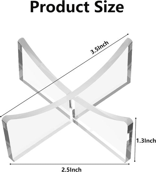 Clear Acrylic Ball Stand - 3-Pack Basketball Display Holder for Football, Soccer, Volleyball & Rugby