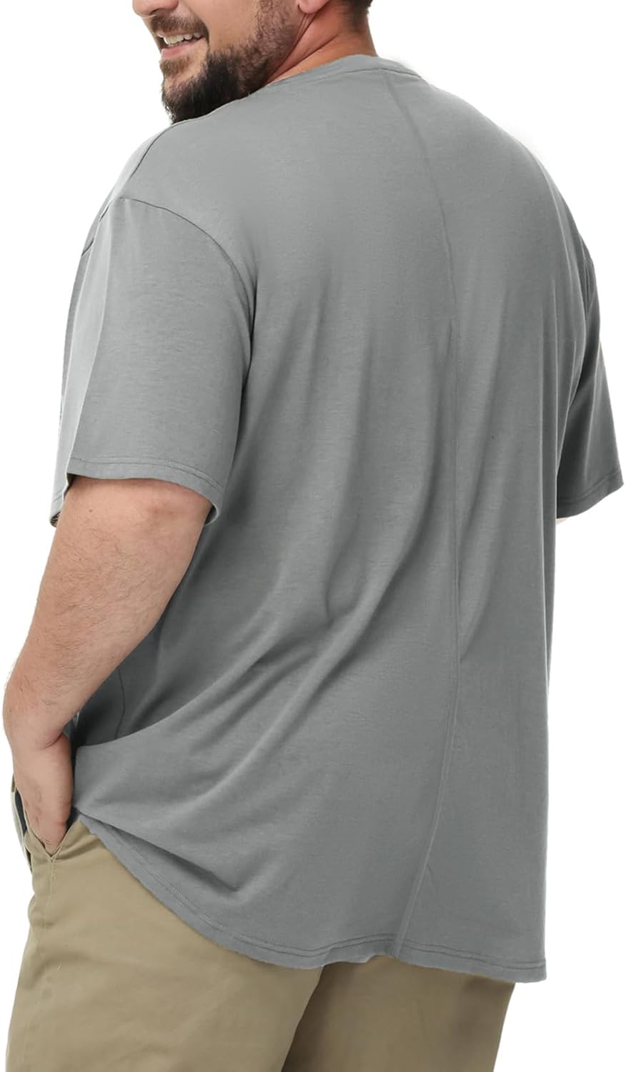 TEZO Men's Big & Tall Oversized T-Shirts - Classic Relaxed Fit Casual Tees | 3 Pack