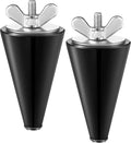 Skiennix Rubber Winter Boat Drain Plug - Long Tapered Stopper with Stainless Steel Head | Fits 1/2" to 1" Holes