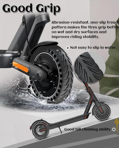 GLDYTIMES 8.5 Inch Scooter Tires, 50/75-6.1 Solid Tire for Hover 1 Journey Jive Pioneer Gotrax GXL V2 XR AOVOPRO ES80 Razor c25 iScooter i9s, 8 1/2 Honeycomb Kick Scooter Front Rear Replacement Wheels