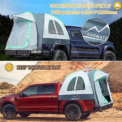 Blue Truck Bed Tent for 5.5-6.5 Ft Bed Waterproof Camping Shelter