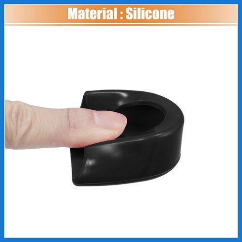 VekAuto 10 Pcs Silicone Bicycle Cycling Crank Boot Protectors Mountain Bike Sleeve Crank Arm Cover Protection Black Auto Accessories
