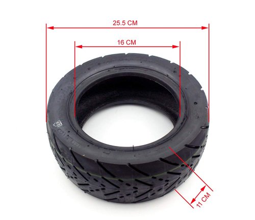 11 Inch CST Scooter Vacuum Tire Without Tube Vehicle Pneumatic Tyre 90/65-6.5 Off-road Tire And High-way (high-way)