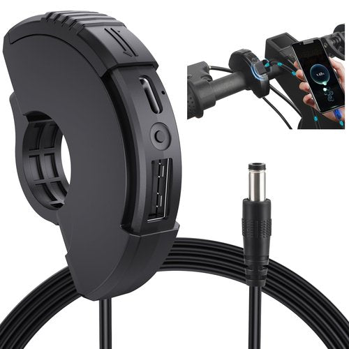 E Scooter USB C socket mobile device chargers, scooter charger 20W fast charger XT30 for Xiaomi M365 1s Pro Pro2 3 lite 4 4-lite 4-Pro Ninebot F20 F25 F30 F40 USB-A & Type-C scooter accessories
