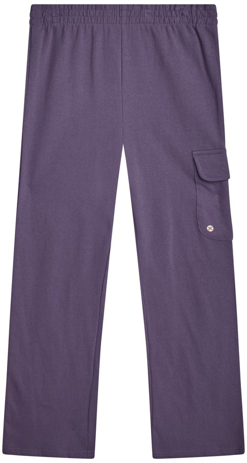 RBX Girls Sweatpants - 2 Pack Lightweight Fleece Joggers with Elastic Waist - Soft Athletic Pants for Girls, Size 7-8, ICY Purple/Black