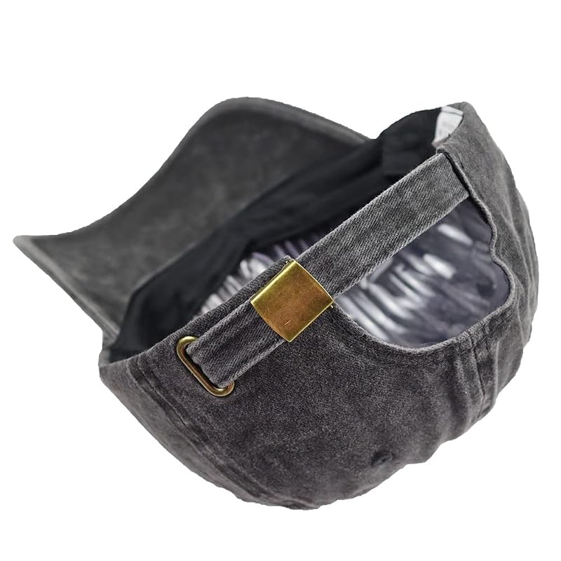 World’s Best Papa Hat for Men - Distressed Cotton Baseball Cap, Black, One Size - Papa Embroidered