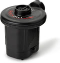 Intex 66619E Electric Air Pump - Quick Fill 120 Volt with 3 Nozzles | Compact & Versatile, Black