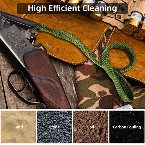 EZshoot Bore Cleaner Kit for 9mm .38 .357 & .380 Caliber Rifles and Pistols - Reusable Compact Rope Brush