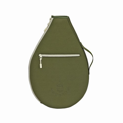 TOURBON Neoprene Padded Tennis Racket Bag Protector Cover Case with Zipper Pocket, Sports Backpack Sling Bag for Men Women