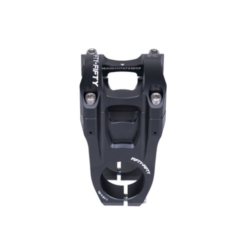 FIFTY-FIFTY Aluminum Alloy Mountain Bike Stem for 1-1/8 Steer Tube 31.8mm Handlebar, Short Handlebar Stem for All Mountain, MTB, Downhill, Freeride(35mm, Black)