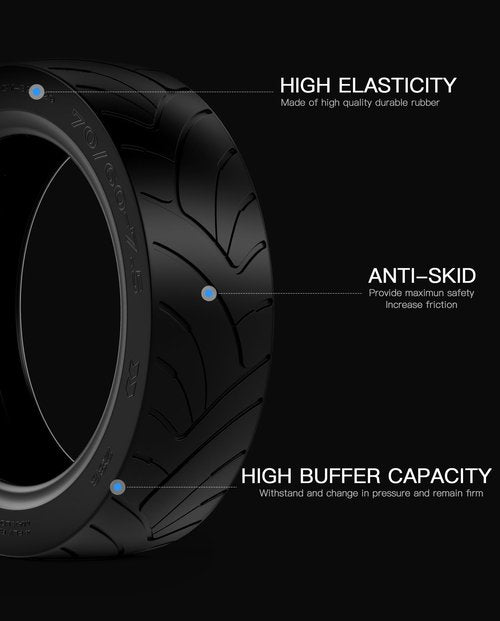stio 11 Inch Self-Sealing Tire Compatible with Segway Ninebot MAX G3 KickScooter, 70/60-7.5 Max G3 Rubber Vacuum Scooter Tires Non-Slip Outer Tyre with Jelly Layer Original Accessories 1PC