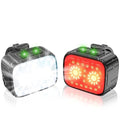 HinsGEAR Bike Lights Rechargeable Bicycle Light Super Bright 8+12 Modes, IPX6 Waterproof Bike Lights for Night Riding Cycling Safety, Front and Rear Back Taillight, Long Battery Life