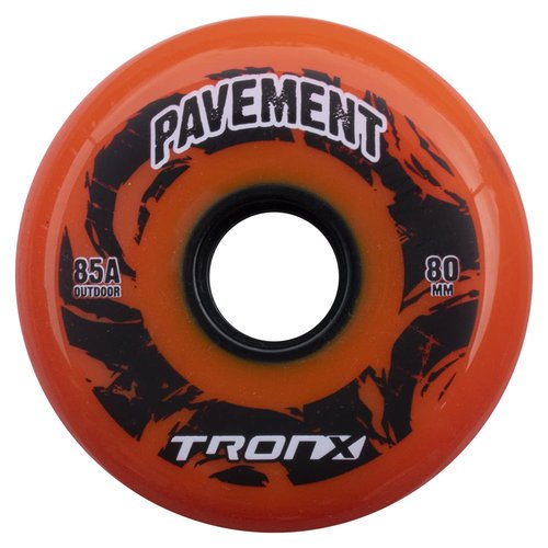 TronX Outdoor Pavement Asphalt Hilo 4-76MM/4-80MM 85A Inline Roller Hockey Wheels 8 Pack