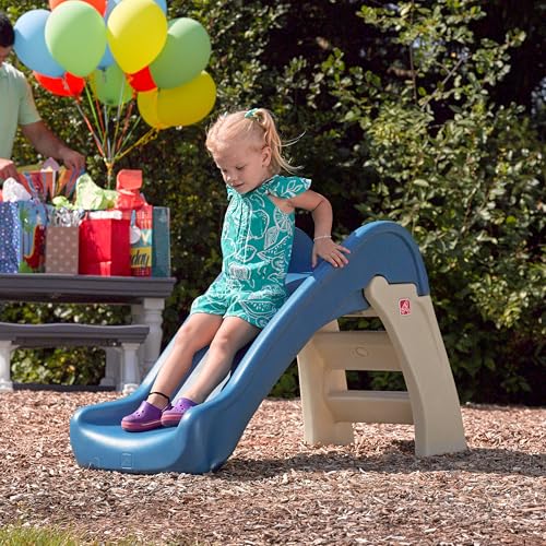 Kids Indoor Outdoor Play Slide - Junior Climber and Backyard Playground Set