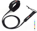 Abahub Premium Surfboard Leash - Durable 6/7/8/9/10 ft Legrope Strap for Shortboard & Longboard