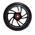 2Pcs 120mm Pro Scooter Wheels with Abec 9 Bearings for MGP/Razor/Lucky Pro Scooters (6 Spoke) (A-Black)
