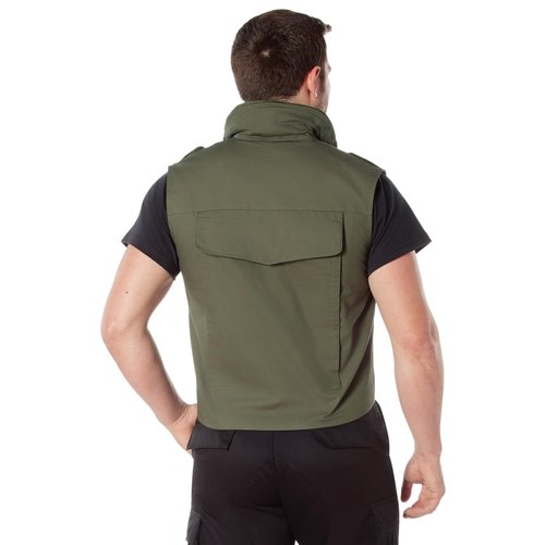 Rothco Ranger Vest – Tactical Outdoor Hunting Camping Utility Cargo Vest with Storage Pockets, Black, 5XL