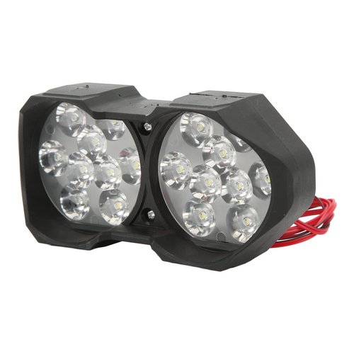 BORDSTRACT Electric Bike Light, Electric Bicycle Modification Double Head Lamp, 12V‑100V Super Bright Mountain Bike Headlight, Universal Bicycle Headlight for Road Bike, Commuters