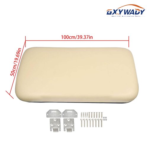 GXYWADY Tan Front Seat Bottom Replacement for EZGO Medalist TXT 1994-2013 Gas Electric Golf Cart
