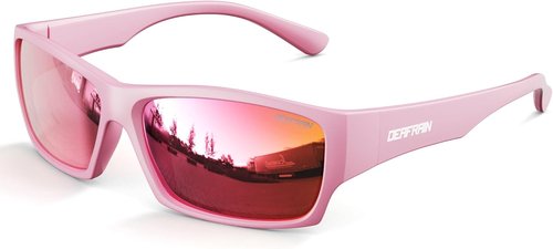 DEAFRAIN Kids Polarized Sunglasses - Unbreakable & Flexible Sports Glasses for Ages 5-12