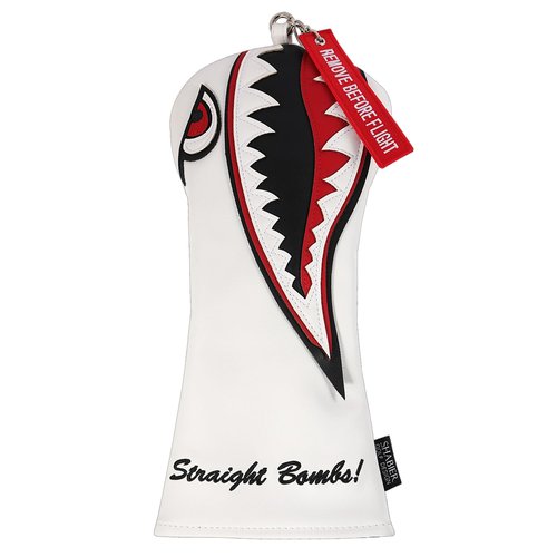 New Flying Tiger Warshark Golf Head Cover for Golf Head Club Available for Driver/Fairway/Hybird Club (One Set(1Dr+1Fa+1Hy))