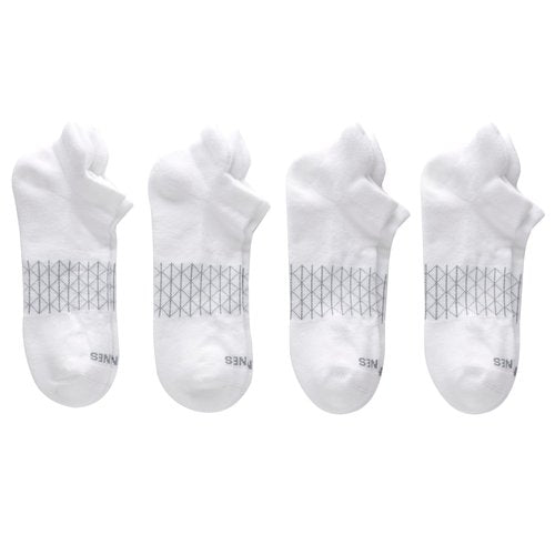 Hanes Men's Absolute Active Cushioned Heel Shield Socks, Moisture Wicking Socks, Seamless Toe, 4-Pack