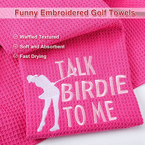 Golf Towels Set - Microfiber, 3 Pack with Clip for Women & Men