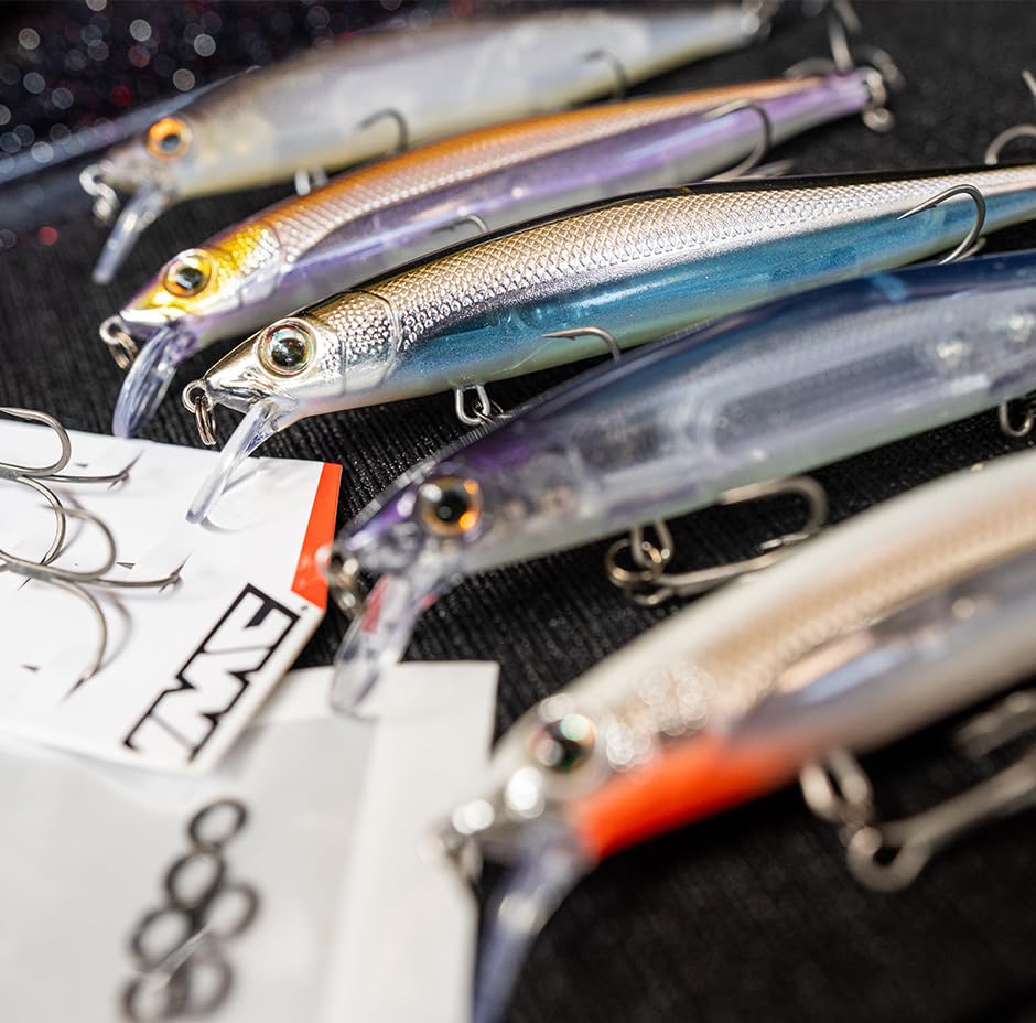 Rapala Precision Xtreme Mavrik Jerkbait, Hard Bait Lure, Bass Walleye Pike Fishing Lure, Twitch and Pause, 4-3/8", Metallic Silver