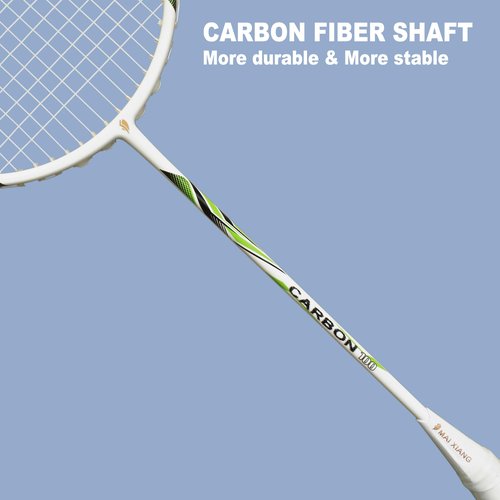 2pcs high-end Nano Carbon Fiber Badminton Rackets Fiber Bionic Shaft Technology Badminton racque