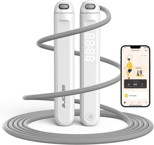 Jump Rope With Counter - Tangle-Free Rapid Speed Skipping Rope for Fitness | Ideal for Home Workouts