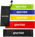 SPORTBIT Resistance Bands Set - Versatile Exercise Bands for Strength Training | 5 Pack