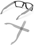 MYCOURAG Replacement Temples Arms Legs Compatible with Oakley Holbrook OO9102/Holbrook XL/Holbrook Asian Fit Sunglasses - Grey