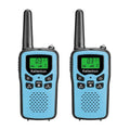 Walkie Talkies for Adults,Kalisnhon walkie talkies with 22 FRS Channels，walkie Talkie Long Range with Flashlight VOX LCD Display Two Way radios for Cycling Camping Hiking(2 Pack) 2-Blue